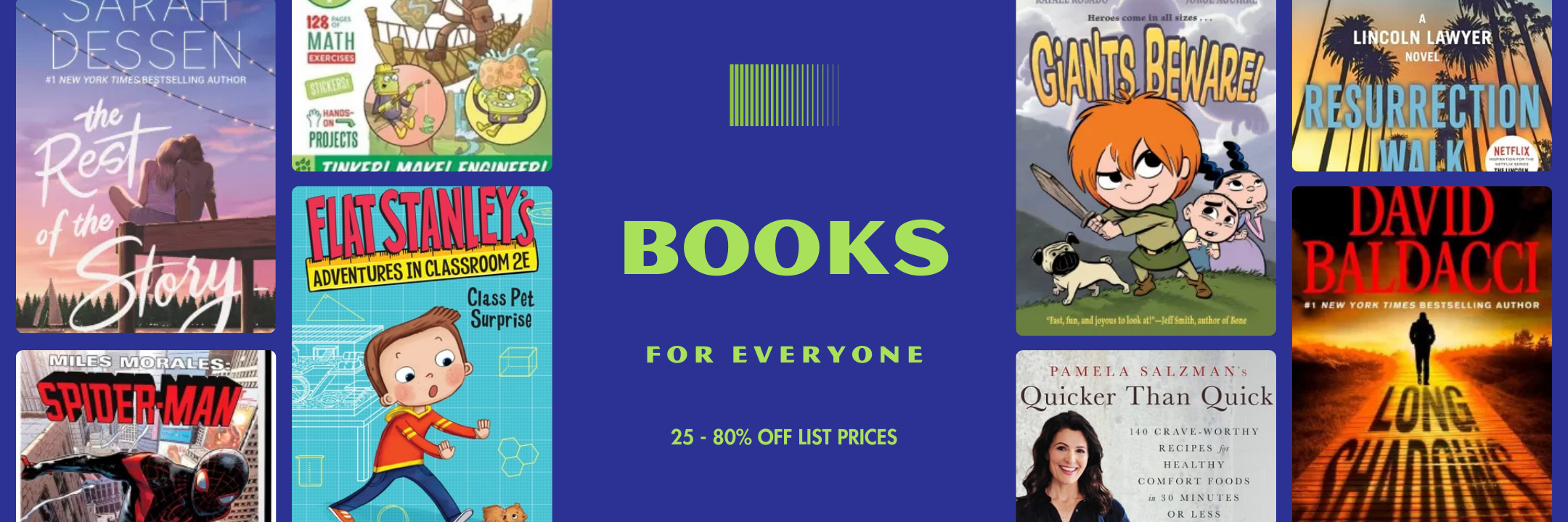 Books For Everyone - 25-80% off List Prices | Cheap Books Online UAE